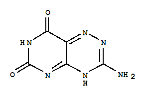 3-amino-2,4,5,8,10-pentazabicyclo[4.4.0]deca-2,4,11-triene-7,9-dione molecular structure
