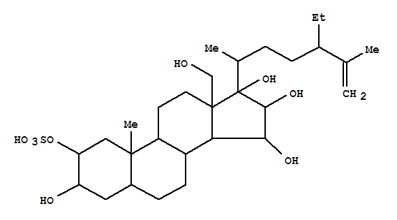 Echinoclasterolsulfate molecular structure