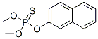 Phosphorothioic acid, O,O-dimethyl O-2-naphthalenyl ester molecular structure