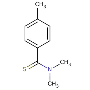 Benzenecarbothioamide, N,N,4-trimethyl- molecular structure