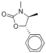(4S)-3,4β-Dimethyl-5α-phenyloxazolidin-2-one molecular structure