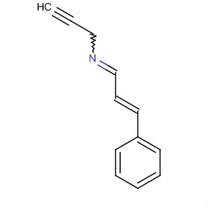 2-Propyn-1-amine, N-[(2E)-3-phenyl-2-propenylidene]- molecular structure