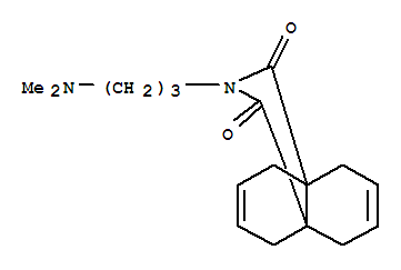 N-[3-(Dimethylamino)propyl]-1,4,5,8-tetrahydro-4a,8a-naphthalenedicarbimide molecular structure