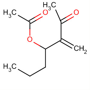 2-Heptanone, 4-(acetyloxy)-3-methylene- molecular structure