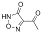 1,2,5-Oxadiazol-3(2H)-one,4-acetyl- molecular structure