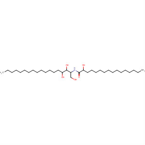 Hexadecanamide,N-[2,3-dihydroxy-1-(hydroxymethyl)heptadecyl]-2-hydroxy- molecular structure