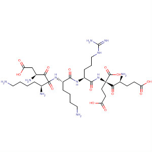 L-Glutamic acid, L-a-aspartyl-L-lysyl-L-lysyl-L-arginyl-L-a-glutamyl- molecular structure