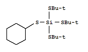 tris(tert-butylsulfanyl)(cyclohexylsulfanyl)silane