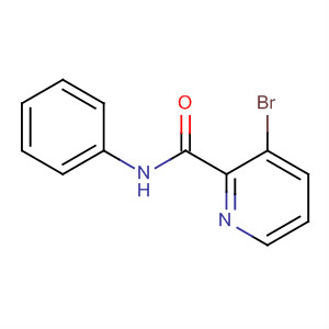 2-Pyridinecarboxamide, 3-bromo-N-phenyl- molecular structure