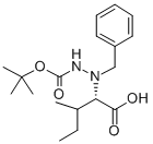 (S)-(+)-NALPHA-BENZYL-NBETA-BOC-L-HYDRAZINOISOLEUCINE molecular structure