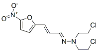 5-Nitro-2-furanacrylaldehyde bis(2-chloroethyl)hydrazone molecular structure