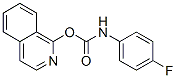 CARBAMIC ACID (4-FLUOROPHENYL)-,1-ISOQUINOLINYL ESTER molecular structure