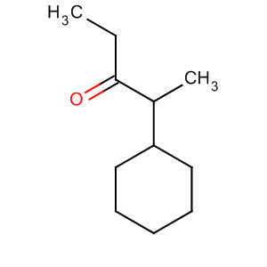 3-Pentanone, 2-cyclohexyl- molecular structure