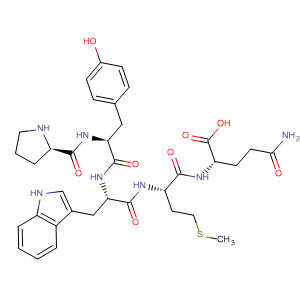L-Glutamine, L-prolyl-L-tyrosyl-L-tryptophyl-L-methionyl- molecular structure