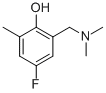 5-FLUORO-2-HYDROXY-3-METHYL-N,N-DIMETHYL BENZYLAMINE molecular structure
