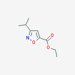 Ethyl 3-isopropylisoxazole-5-carboxylate