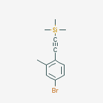 2-(4-bromo-2-methylphenyl)ethynyl-trimethylsilane