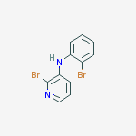 2-bromo-n-(2-bromophenyl)pyridin-3-amine molecular structure