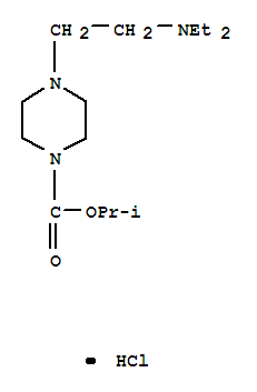 propan-2-yl 4-[2-(diethylamino)ethyl]piperazine-1-carboxylate hydrochloride (1:1)
