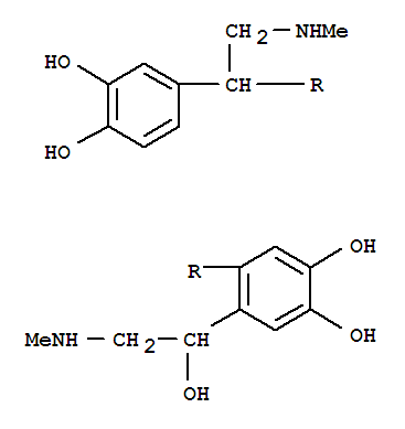2-[3,4-Dihydroxy-α-[(methylamino)methyl]benzyl]-4,5-dihydroxy-α-[(methylamino)methyl]benzyl alcohol molecular structure