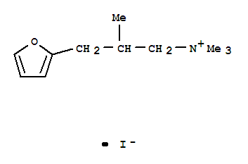 3-(furan-2-yl)-N,N,N,2-tetramethylpropan-1-aminium iodide molecular structure