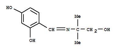 (4Z)-3-hydroxy-4-{[(2-hydroxy-1,1-dimethylethyl)amino]methylidene}cyclohexa-2,5-dien-1-one molecular structure