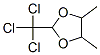 4,5-Dimethyl-2-(trichloromethyl)-1,3-dioxolane molecular structure