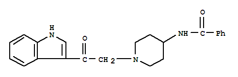 N-{1-[2-(1H-indol-3-yl)-2-oxoethyl]piperidin-4-yl}benzamide