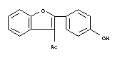 1-[2-(4-Hydroxyphenyl)-1-benzofuran-3-yl]ethanone molecular structure