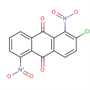 9,10-Anthracenedione, 2-chloro-1,5-dinitro- molecular structure