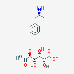 D-Glucaric acid, compd. with (aS)-a-methylbenzeneethanamine molecular structure