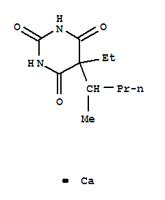 2-pyrimidinolate, 5-ethyl-1,4,5,6-tetrahydro-5-(1-methylbutyl)-4,6-dioxo-, calcium salt (1:1)