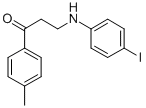 3-(4-iodoanilino)-1-(4-methylphenyl)-1-propanone molecular structure