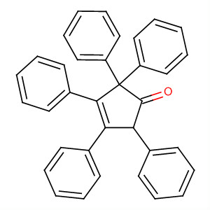 3-Cyclopenten-1-one, 2,2,3,4,5-pentaphenyl- molecular structure