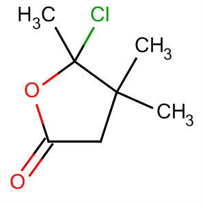 2(3H)-Furanone, 5-chlorodihydro-4,4,5-trimethyl- molecular structure