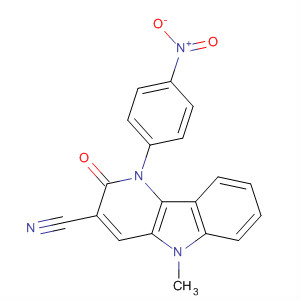 1H-Pyrido[3,2-b]indole-3-carbonitrile,2,5-dihydro-5-methyl-1-(4-nitrophenyl)-2-oxo-