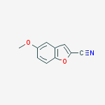 2-Benzofurancarbonitrile, 5-methoxy- molecular structure