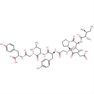 L-Tyrosine,L-isoleucyl-L-valyl-L-a-aspartyl-L-prolylglycyl-L-tyrosyl-L-leucylglycyl- molecular structure