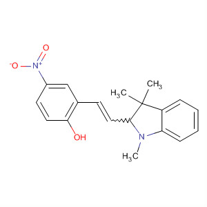 Phenol, 2-[2-(2,3-dihydro-1,3,3-trimethyl-1H-indol-2-yl)ethenyl]-4-nitro- molecular structure