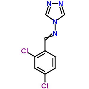 N-(2,4-dichlorobenzylidene)-4H-1,2,4-triazol-4-amine molecular structure