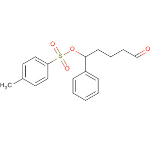 Benzenepentanal, a-[[(4-methylphenyl)sulfonyl]oxy]- molecular structure