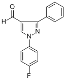 1-(4-Fluorophenyl)-3-phenyl-1H-pyrazole-4-carboxaldehyde molecular structure