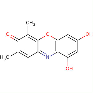 3H-Phenoxazin-3-one, 7,9-dihydroxy-2,4-dimethyl- molecular structure
