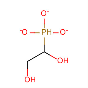 1,2-Ethanediol, phosphite molecular structure