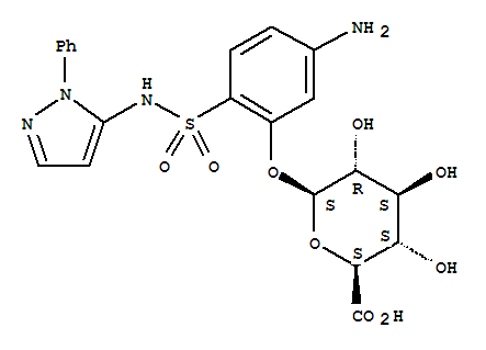 sulfaphenazole-N2-glucuronide molecular structure