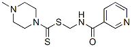 N-[(4-methylpiperazine-1-carbothioyl)sulfanylmethyl]pyridine-3-carboxa mide
