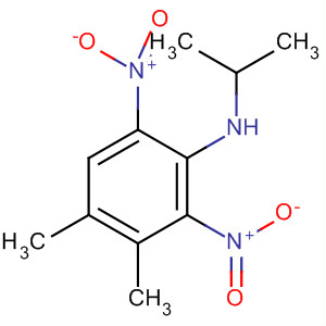 Benzenamine, 3,4-dimethyl-N-(1-methylethyl)-2,6-dinitro- molecular structure