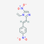 1-ethenyl-5-nitro-2-[(e)-2-(4-nitrophenyl)ethenyl]imidazole molecular structure