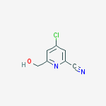 4-Chloro-6-(hydroxymethyl)picolinonitrile