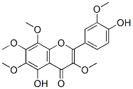 5,4-dihydroxy-3,6,7,8,3-pentamethoxyflavone molecular structure